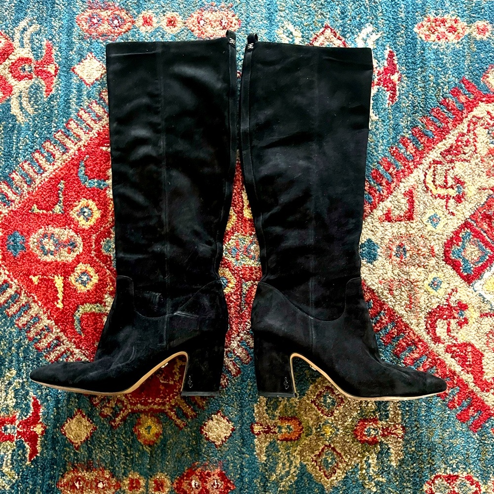 Sam Edelman pointed toe suede boots